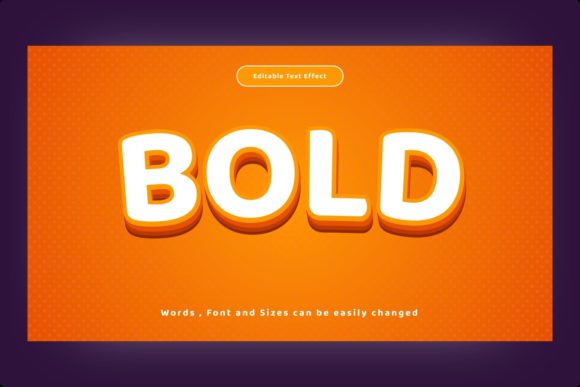 Bold Orange Text Effect: Instant Impact for Your Designs