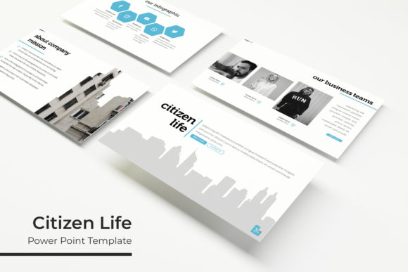 Citizen Life PowerPoint Template: A Visual Toolkit for Modern Brands