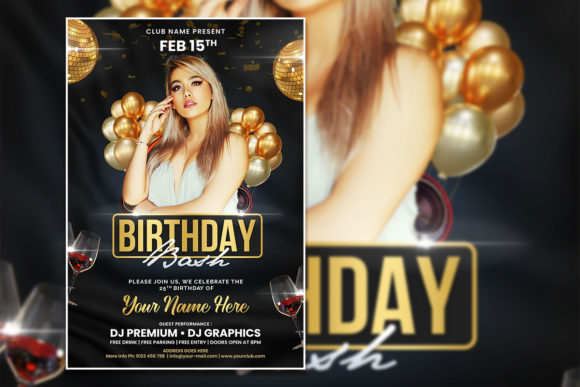 Create a Sophisticated Celebration with a Black Style Birthday Invitation