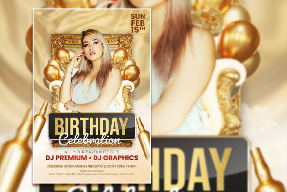 Golden Moments: Designing the Perfect Birthday Invite
