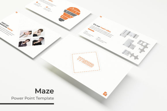 Master Your Next Pitch with the Maze PowerPoint Template