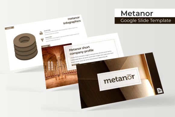 Metanor: A Modern Google Slides Template for Cohesive Branding