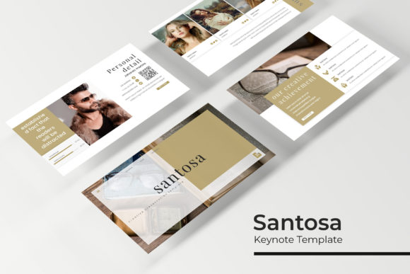 Santosa Keynote Template: Crafting a Cohesive Visual Story